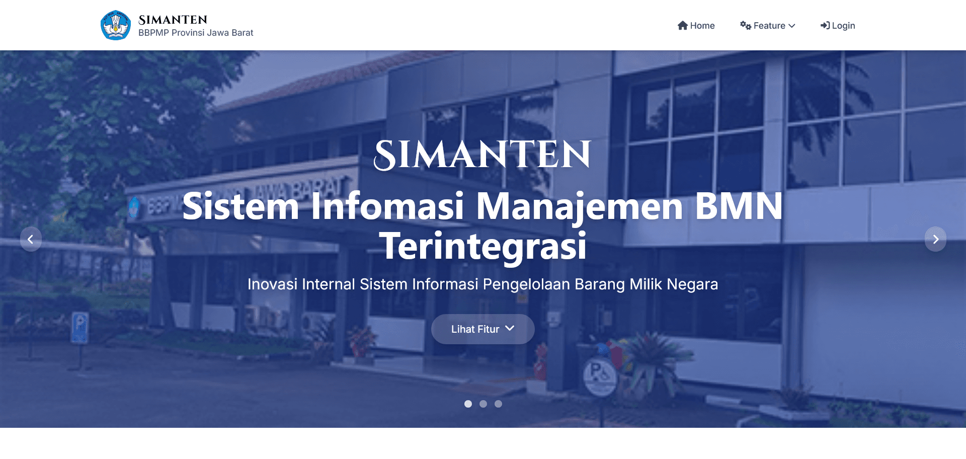 SIMANTEN BBPMP Provinsi Jawa Barat