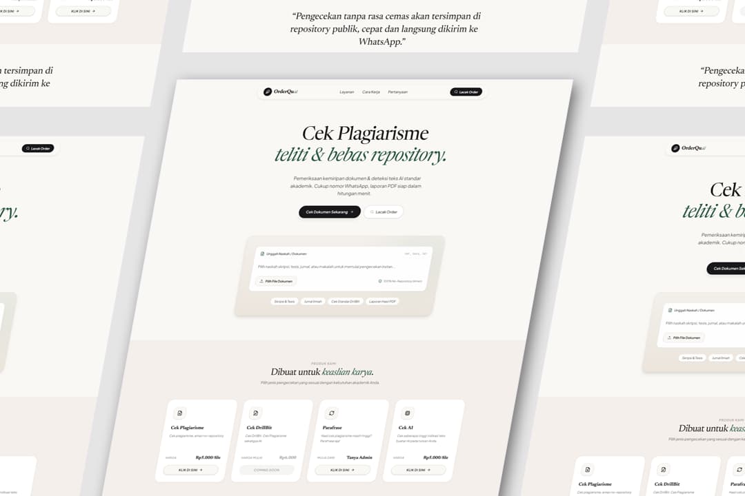 Plagiasi Turnitin Orderqu.id